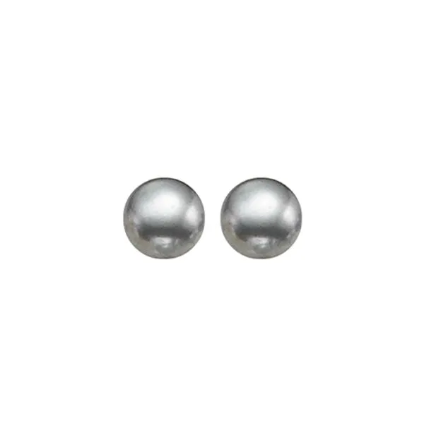 Silver (SLV 995) Classic Book Freshwater Pearls Fashion Earrings
