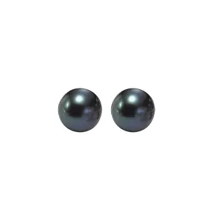 Silver (SLV 995) Classic Book Freshwater Pearls Fashion Earrings