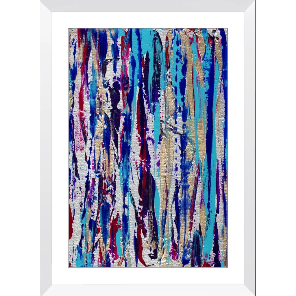 Silver Streak Framed Art Print