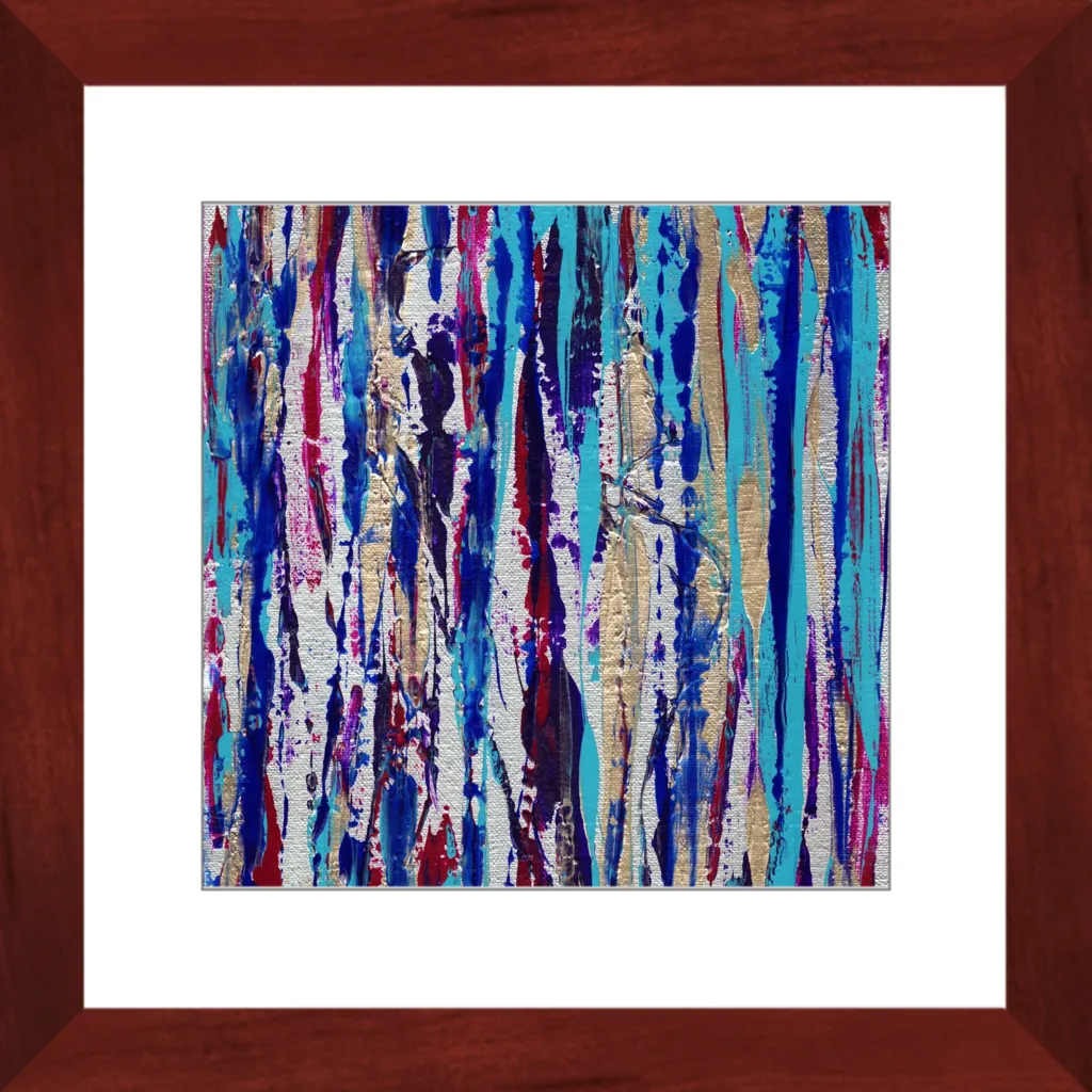 Silver Streak Framed Art Print