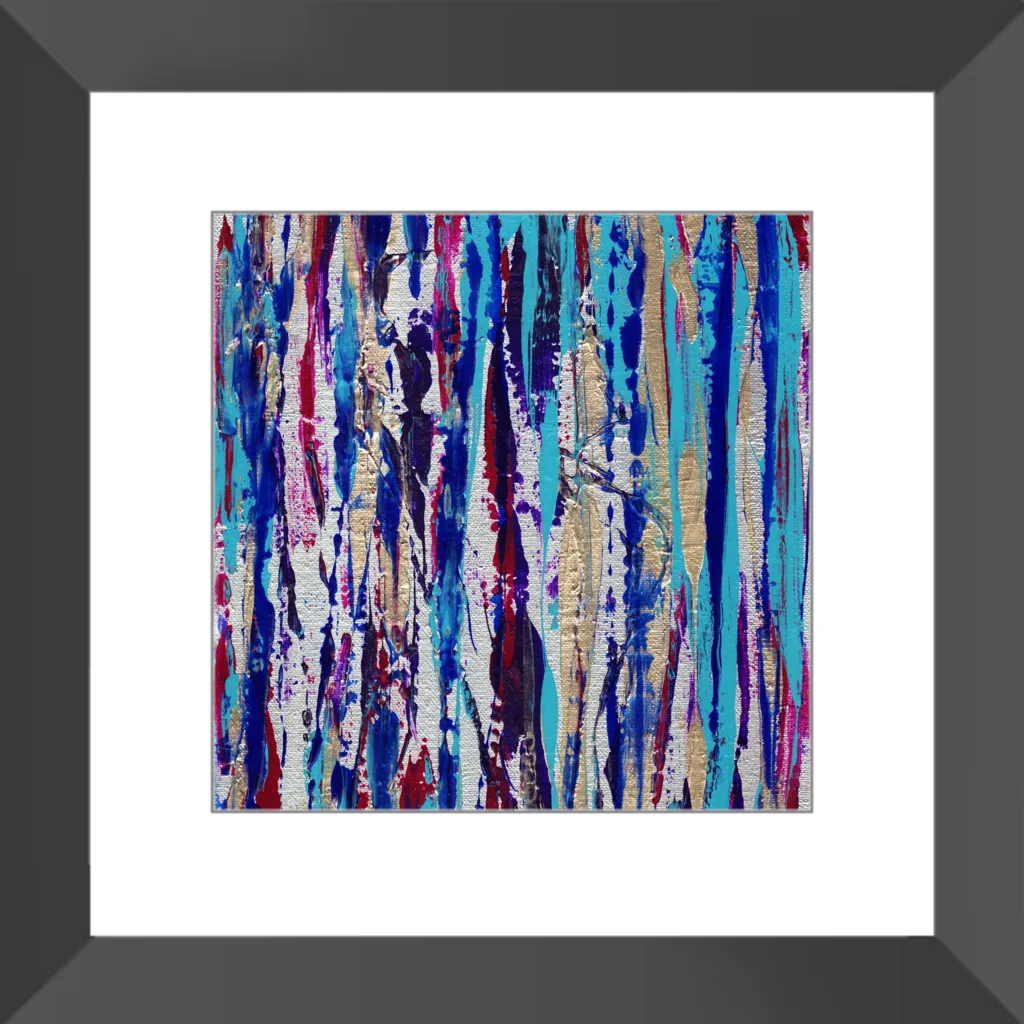 Silver Streak Framed Art Print