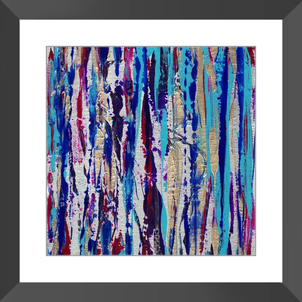 Silver Streak Framed Art Print