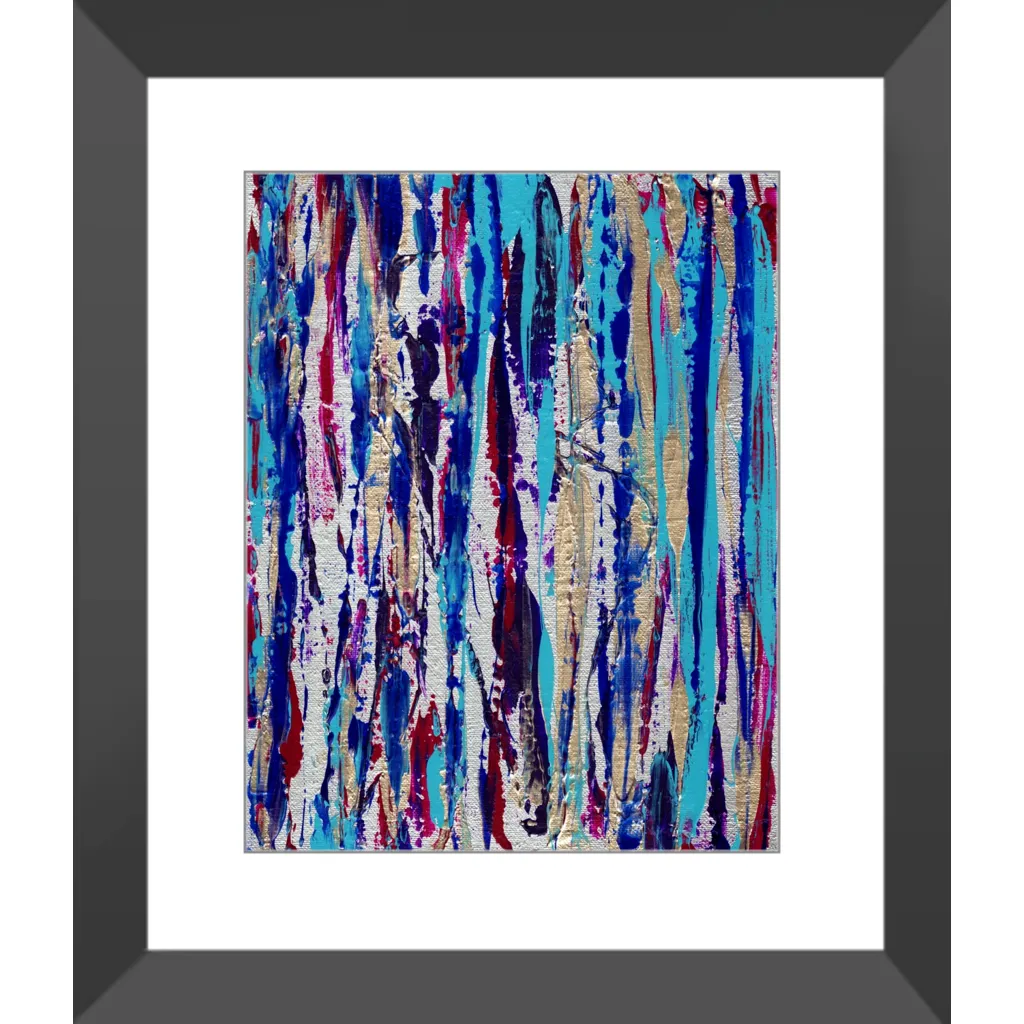 Silver Streak Framed Art Print