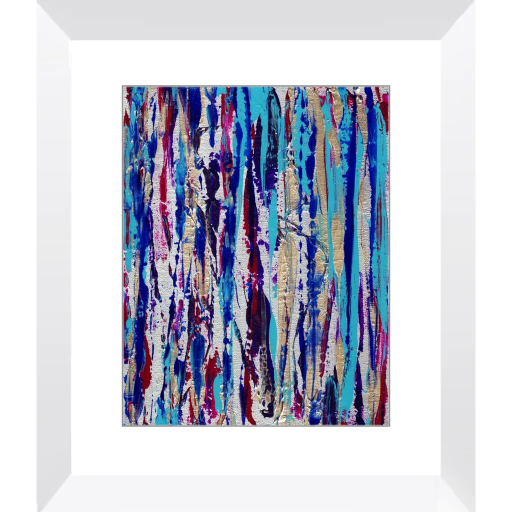 Silver Streak Framed Art Print