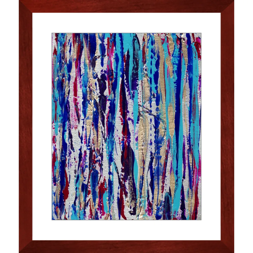 Silver Streak Framed Art Print