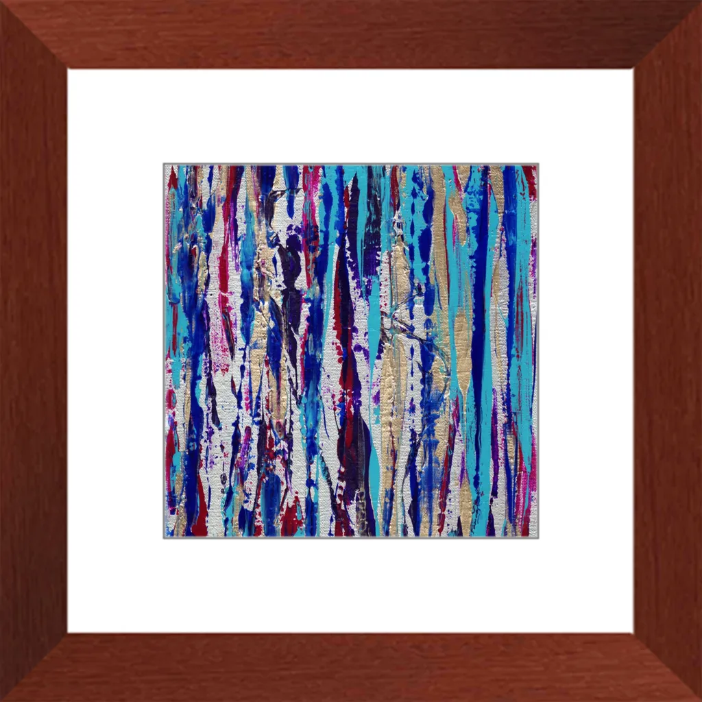 Silver Streak Framed Art Print