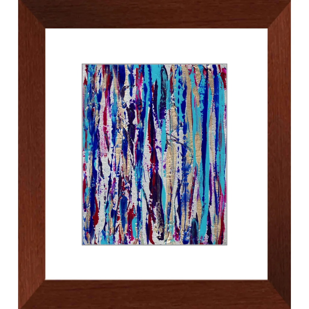 Silver Streak Framed Art Print