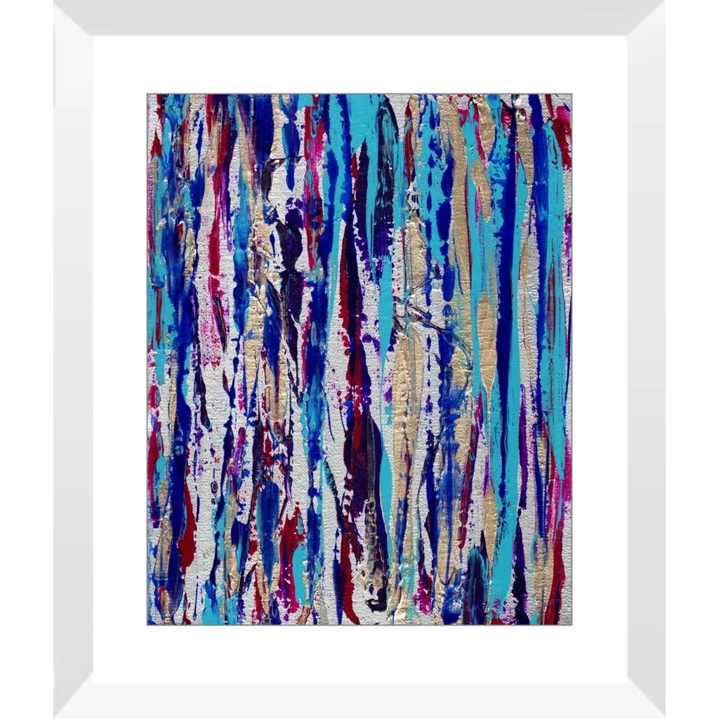 Silver Streak Framed Art Print