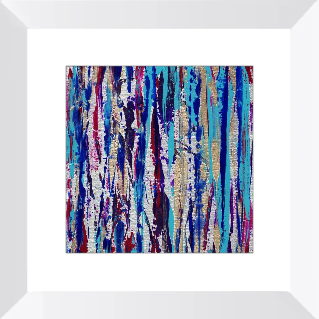 Silver Streak Framed Art Print