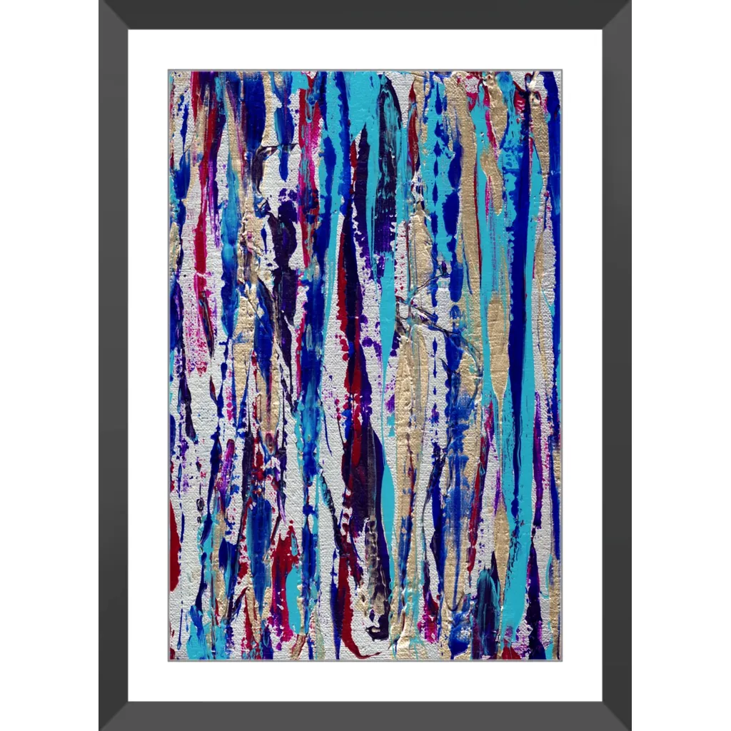 Silver Streak Framed Art Print
