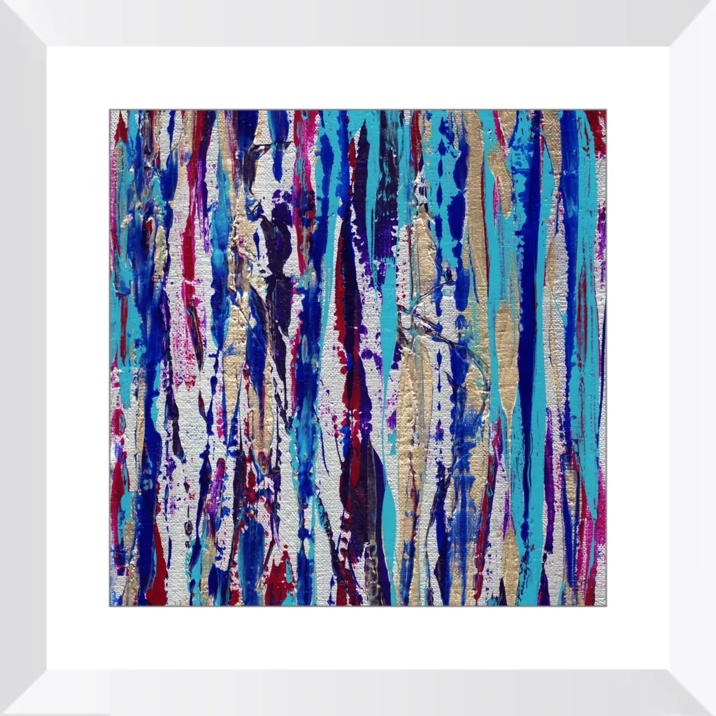 Silver Streak Framed Art Print