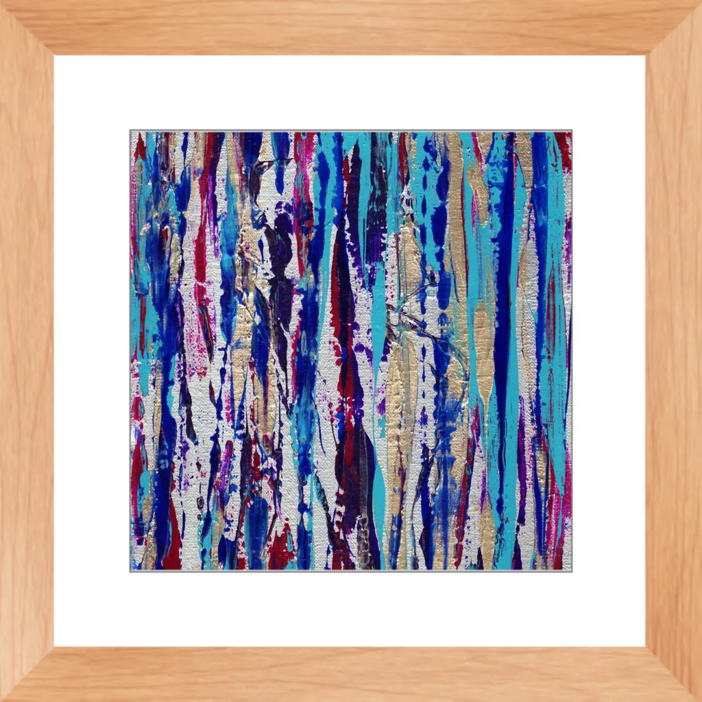 Silver Streak Framed Art Print
