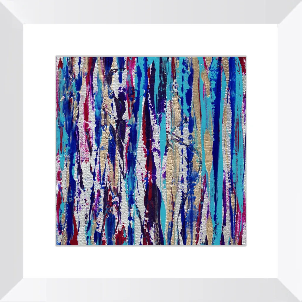 Silver Streak Framed Art Print