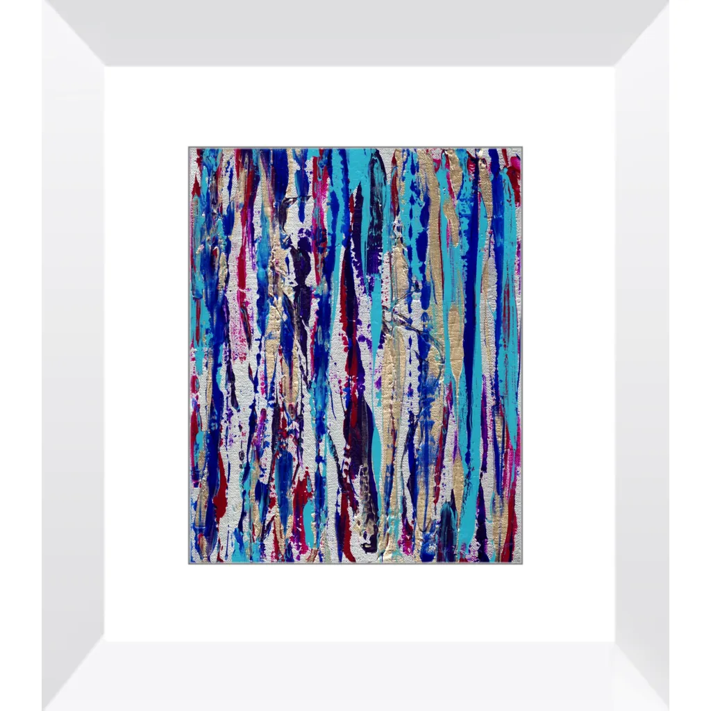 Silver Streak Framed Art Print