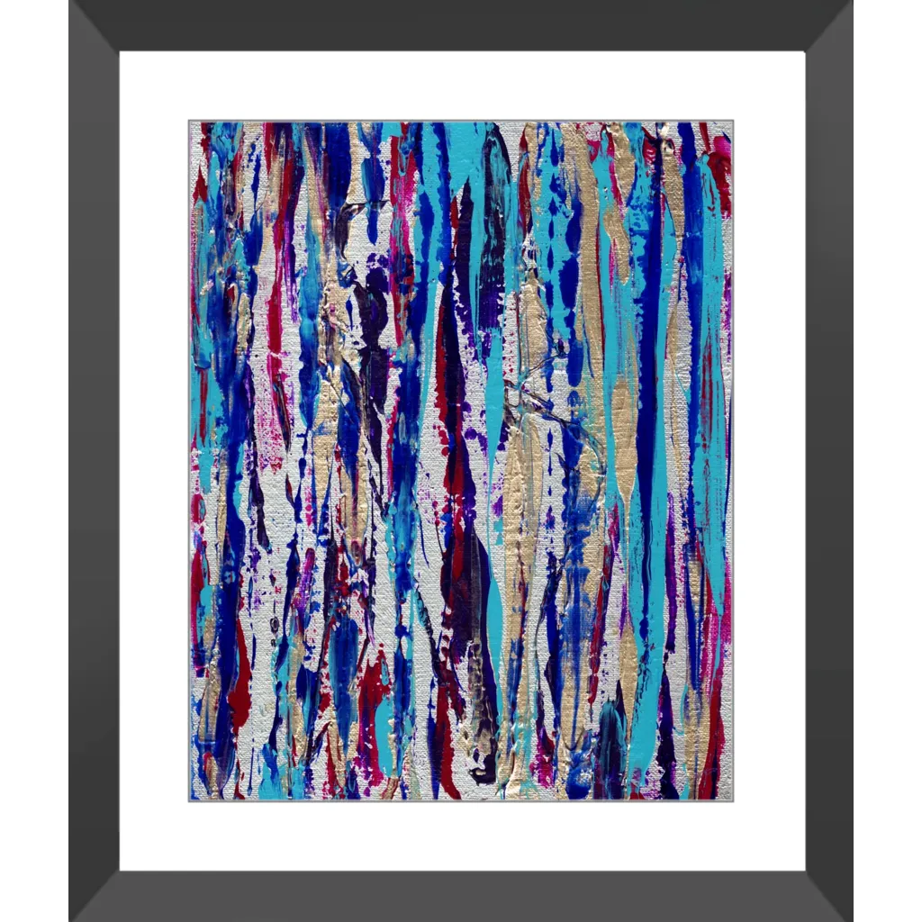 Silver Streak Framed Art Print