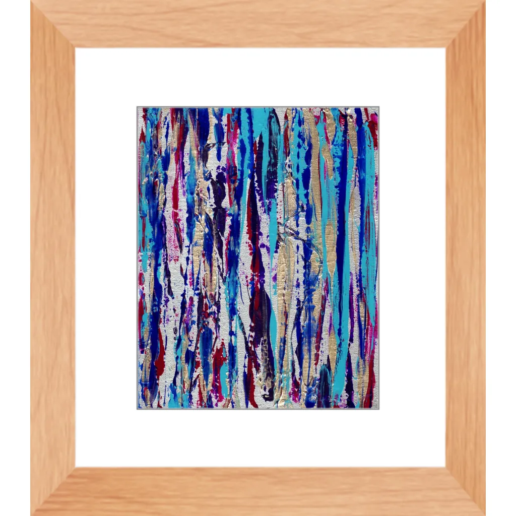 Silver Streak Framed Art Print