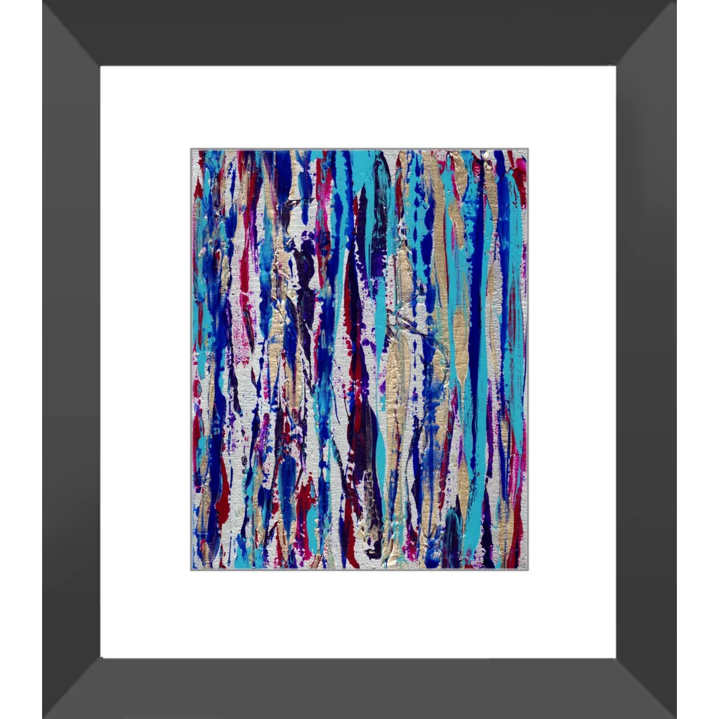 Silver Streak Framed Art Print