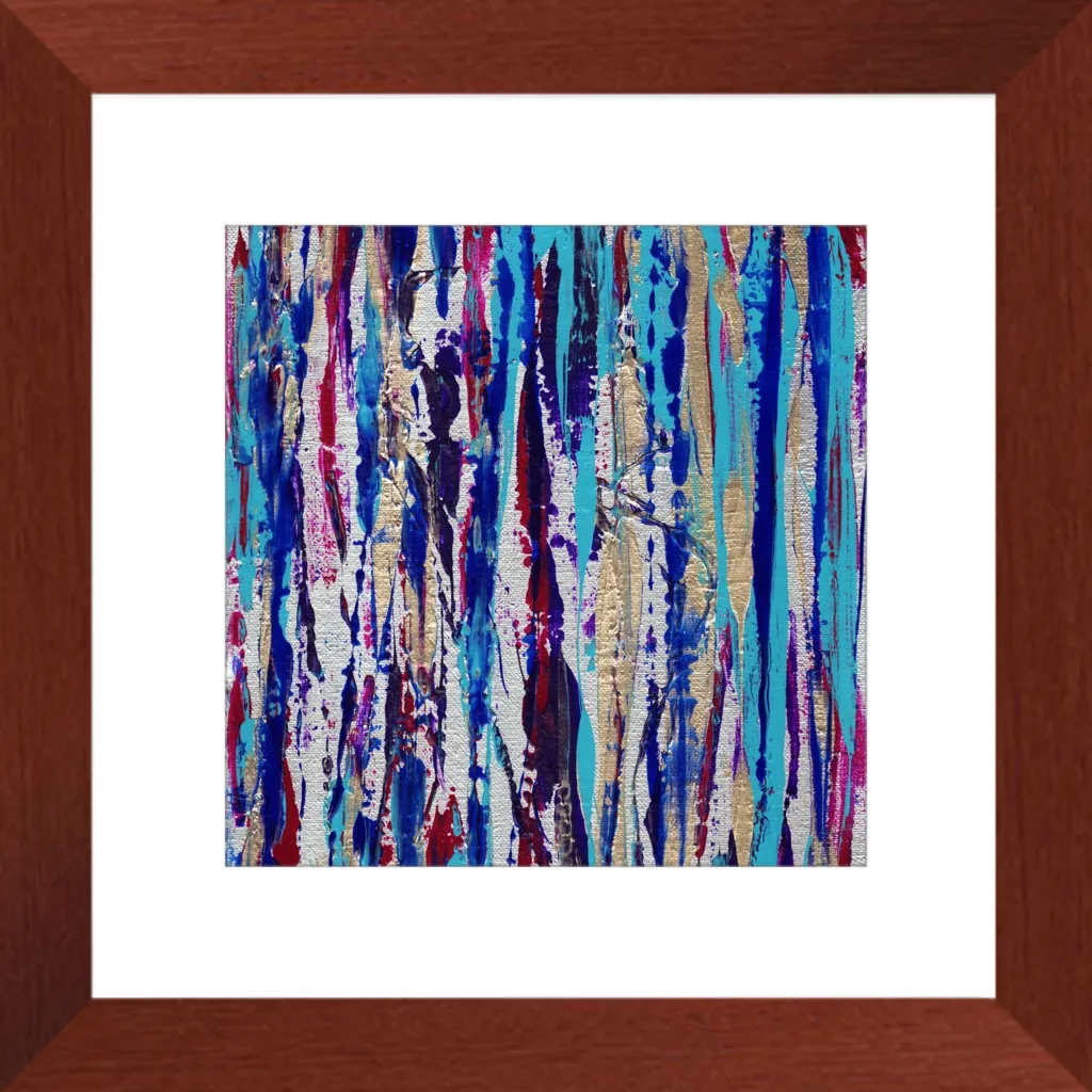 Silver Streak Framed Art Print