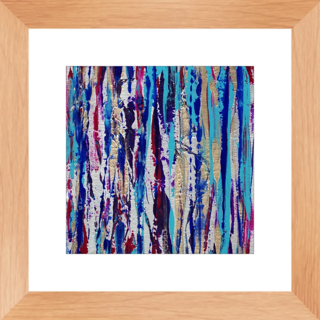 Silver Streak Framed Art Print