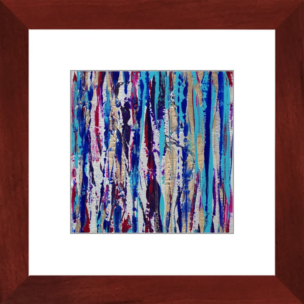 Silver Streak Framed Art Print