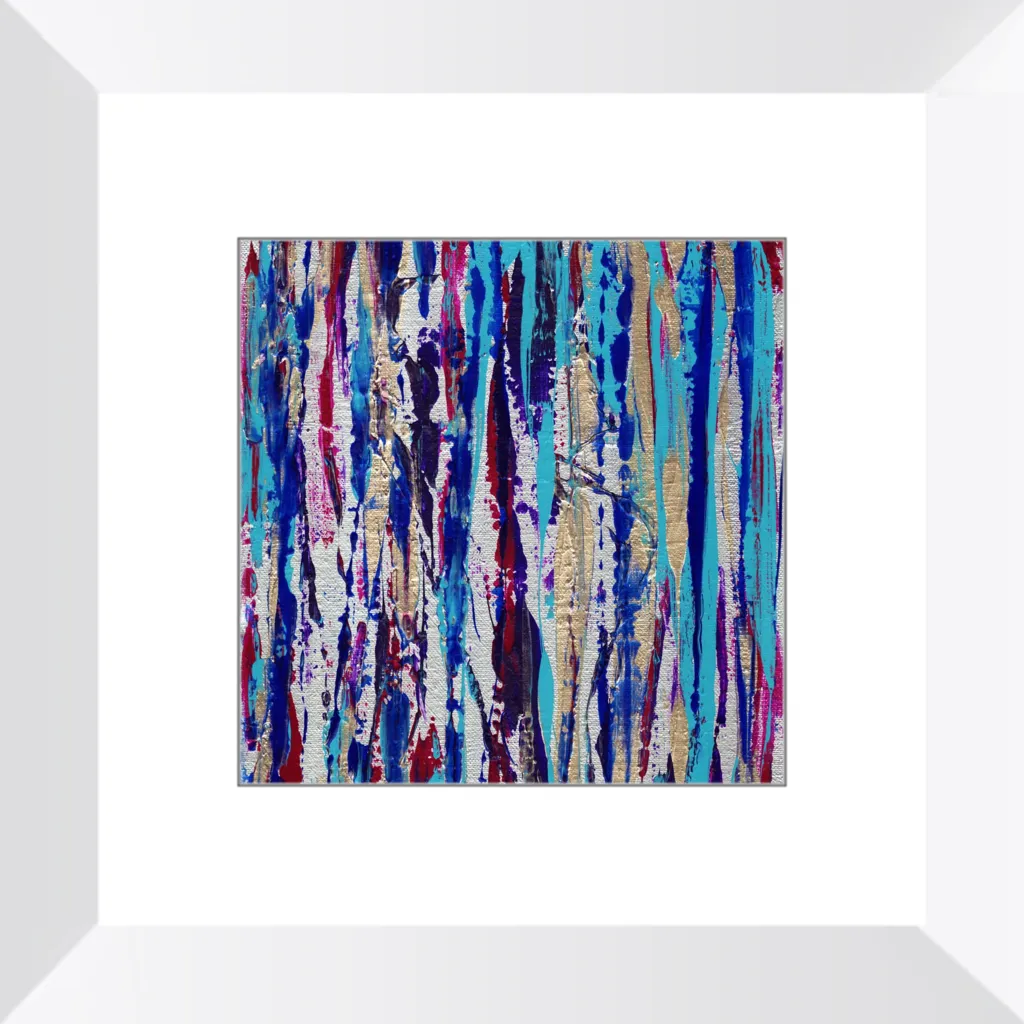 Silver Streak Framed Art Print