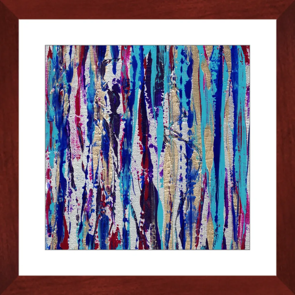 Silver Streak Framed Art Print