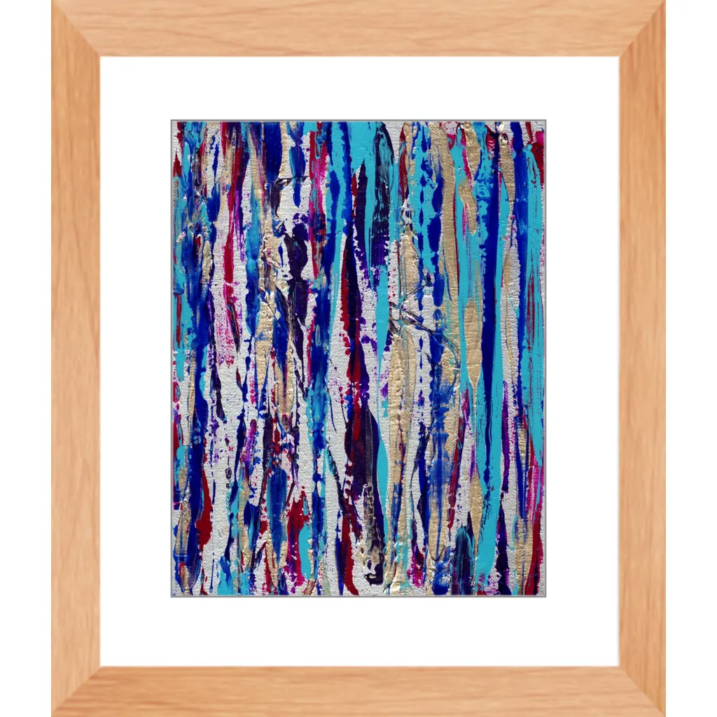 Silver Streak Framed Art Print