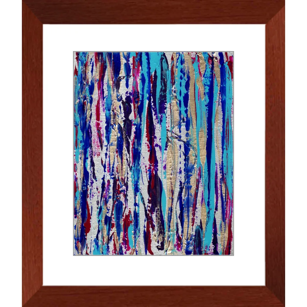 Silver Streak Framed Art Print
