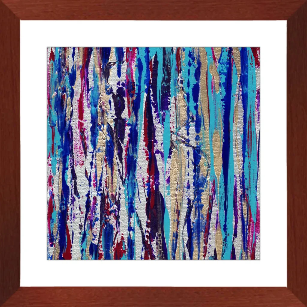 Silver Streak Framed Art Print