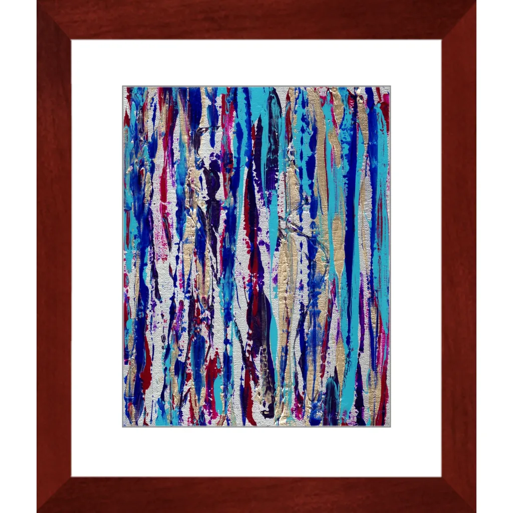 Silver Streak Framed Art Print