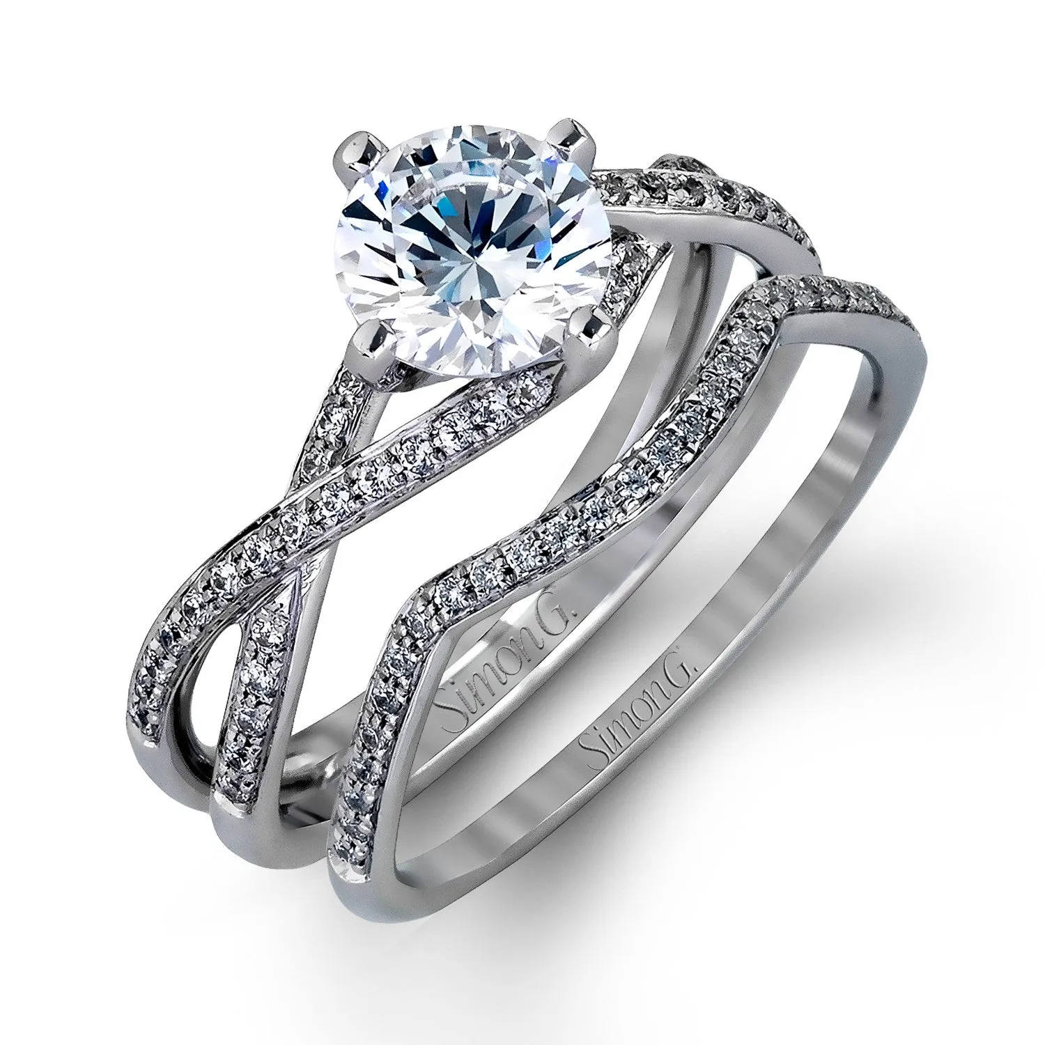 Simon G. Diamond Engagement Ring