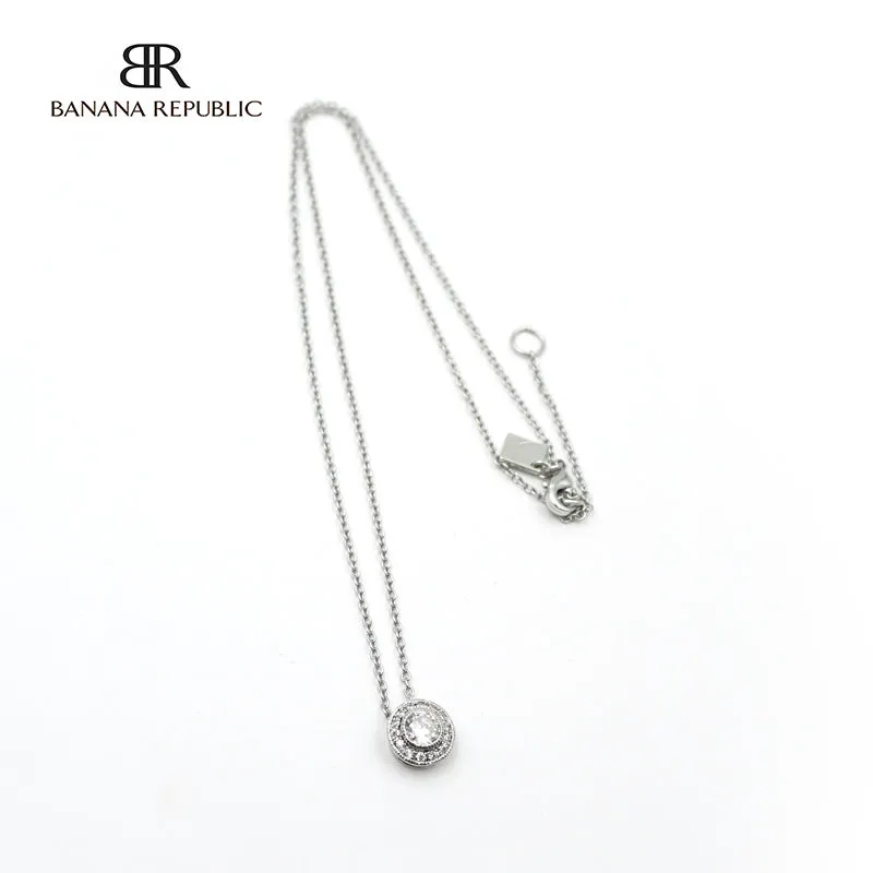 Simple Beautiful Crystal Pendant necklace