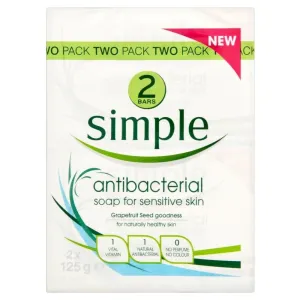 Simple Cleansing Antibact Soap 2x125g