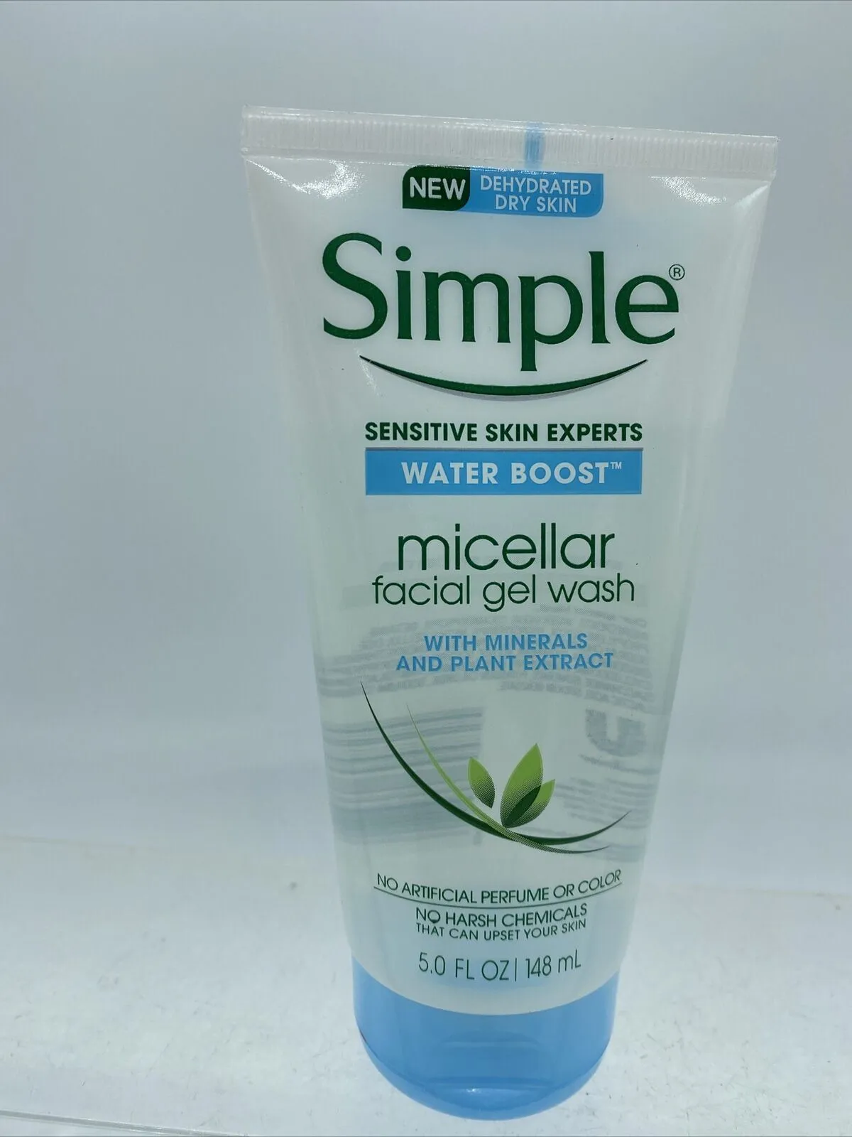Simple Face Simple Water Boost Micellar Facial Gel Wash Sensitive  5 Oz