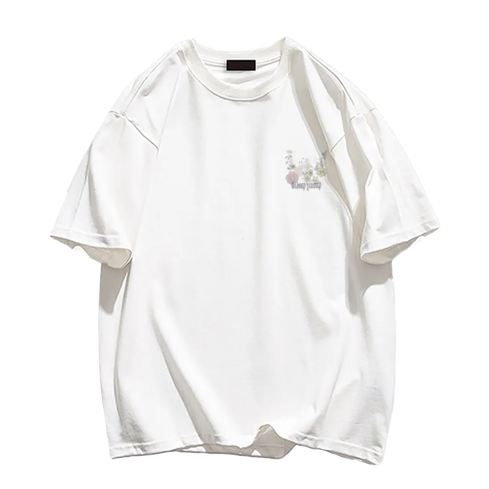 Simple Flower Letters T-Shirt