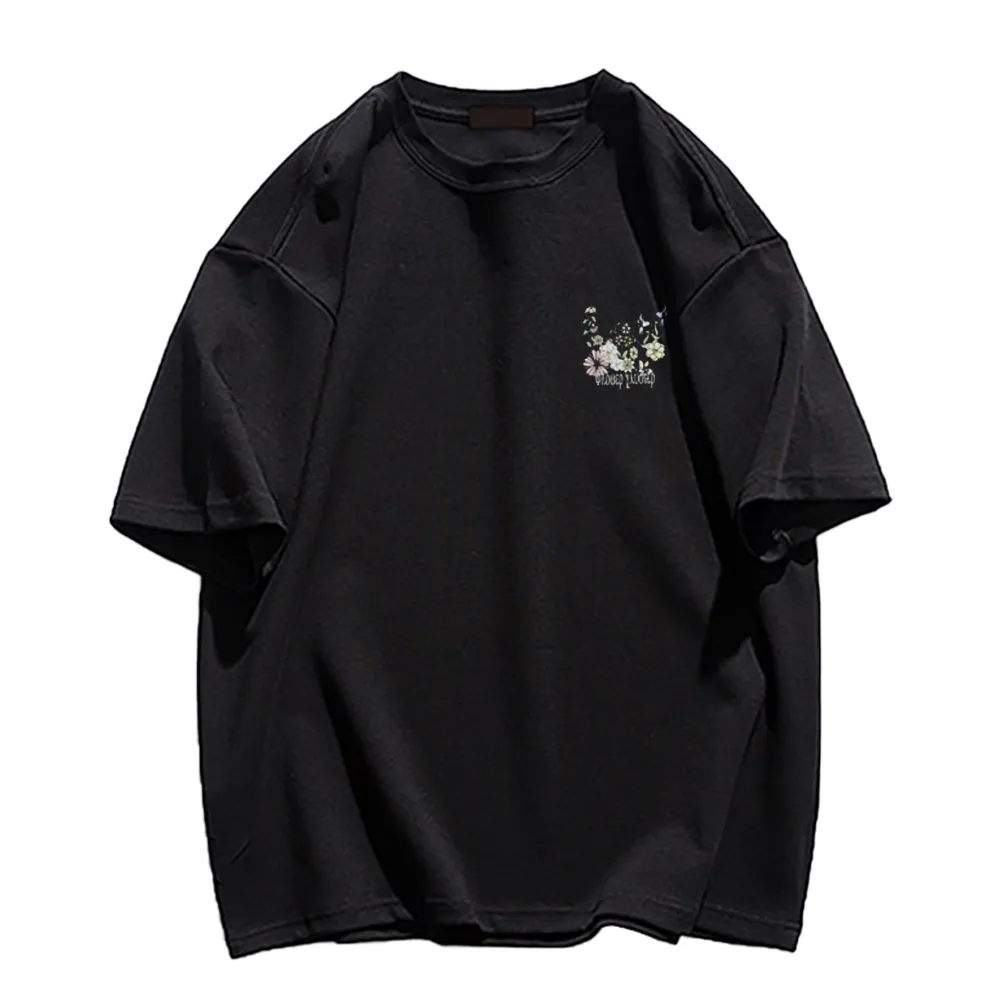 Simple Flower Letters T-Shirt