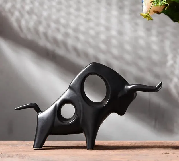 Simple Modern Ceramic Figurines Home Decoration