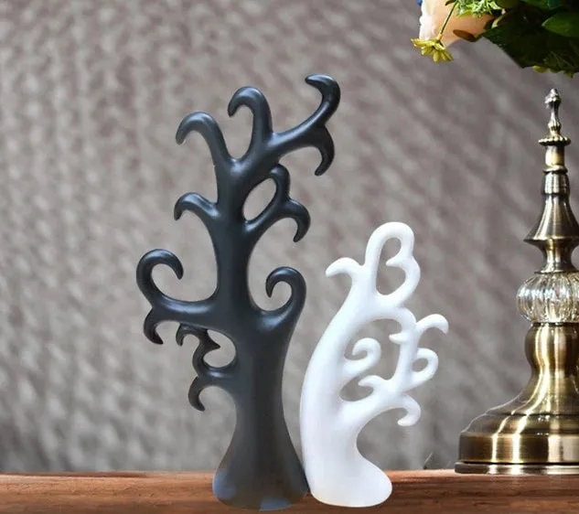 Simple Modern Ceramic Figurines Home Decoration