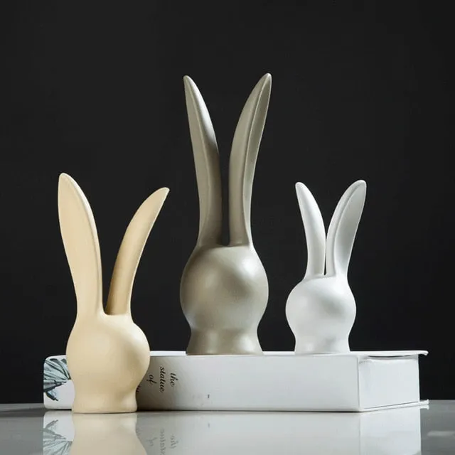 Simple Modern Ceramic Figurines Home Decoration
