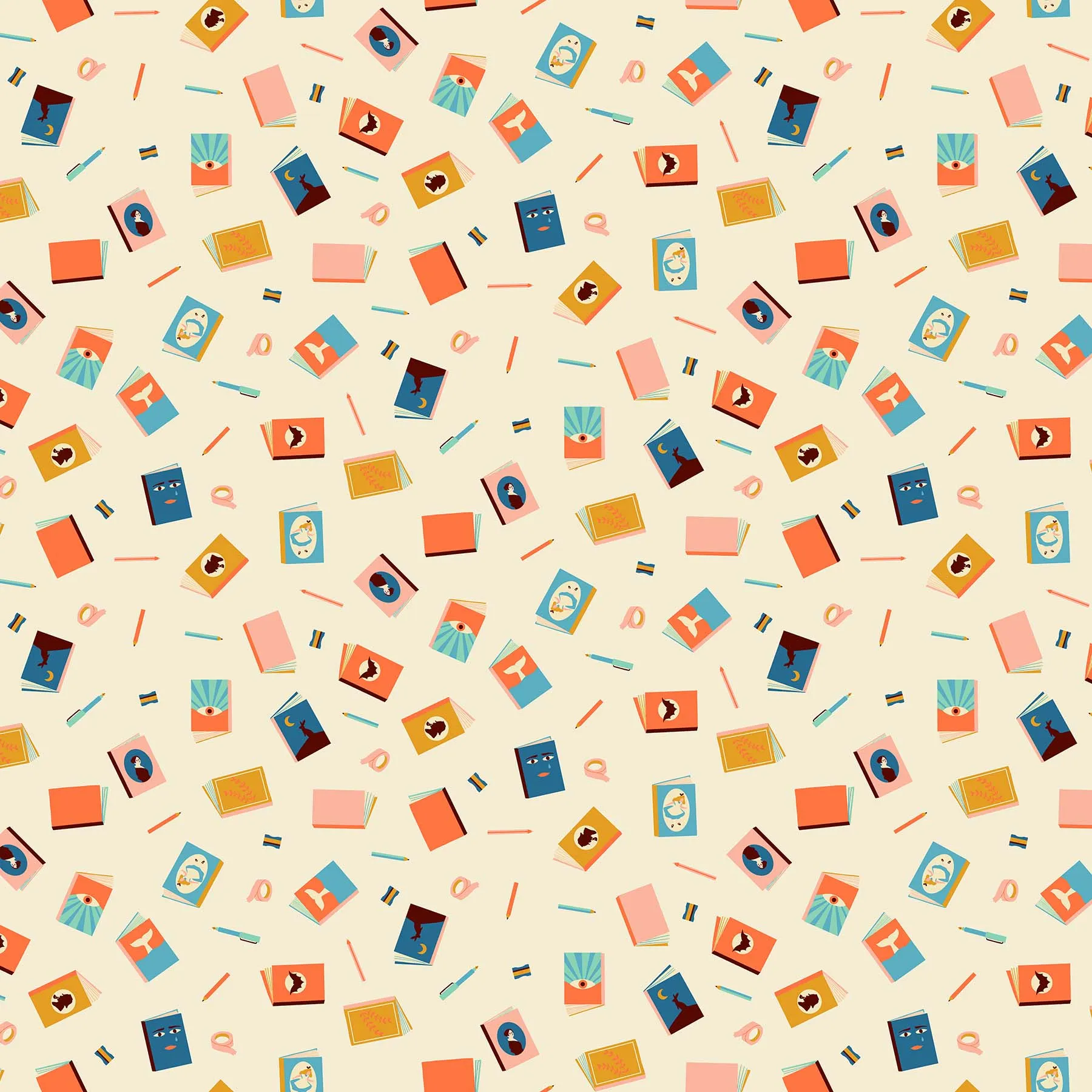 Simple Pleasures Books in Beige by Naomi Wilkinson