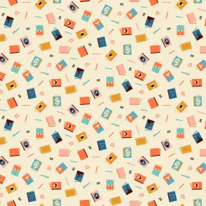 Simple Pleasures Books in Beige by Naomi Wilkinson
