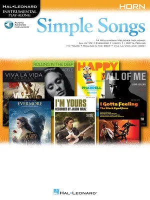 SIMPLE SONGS FOR HORN BK/OLA