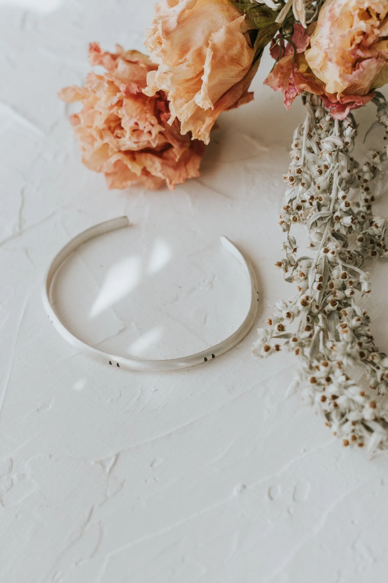 Simple Stamped Cuff Bracelet - one left!