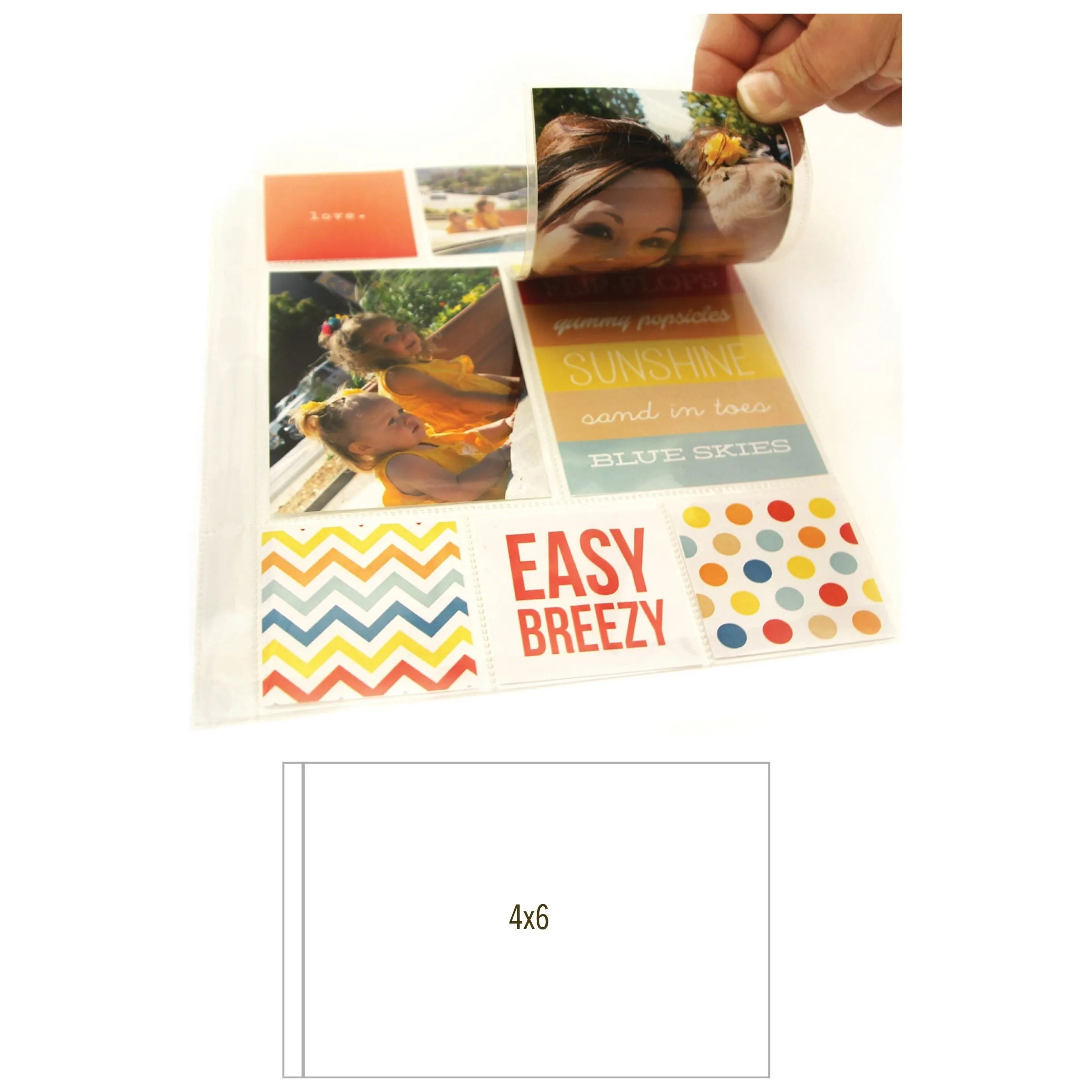 Simple Stories -  4X6 Photo Flip Pockets