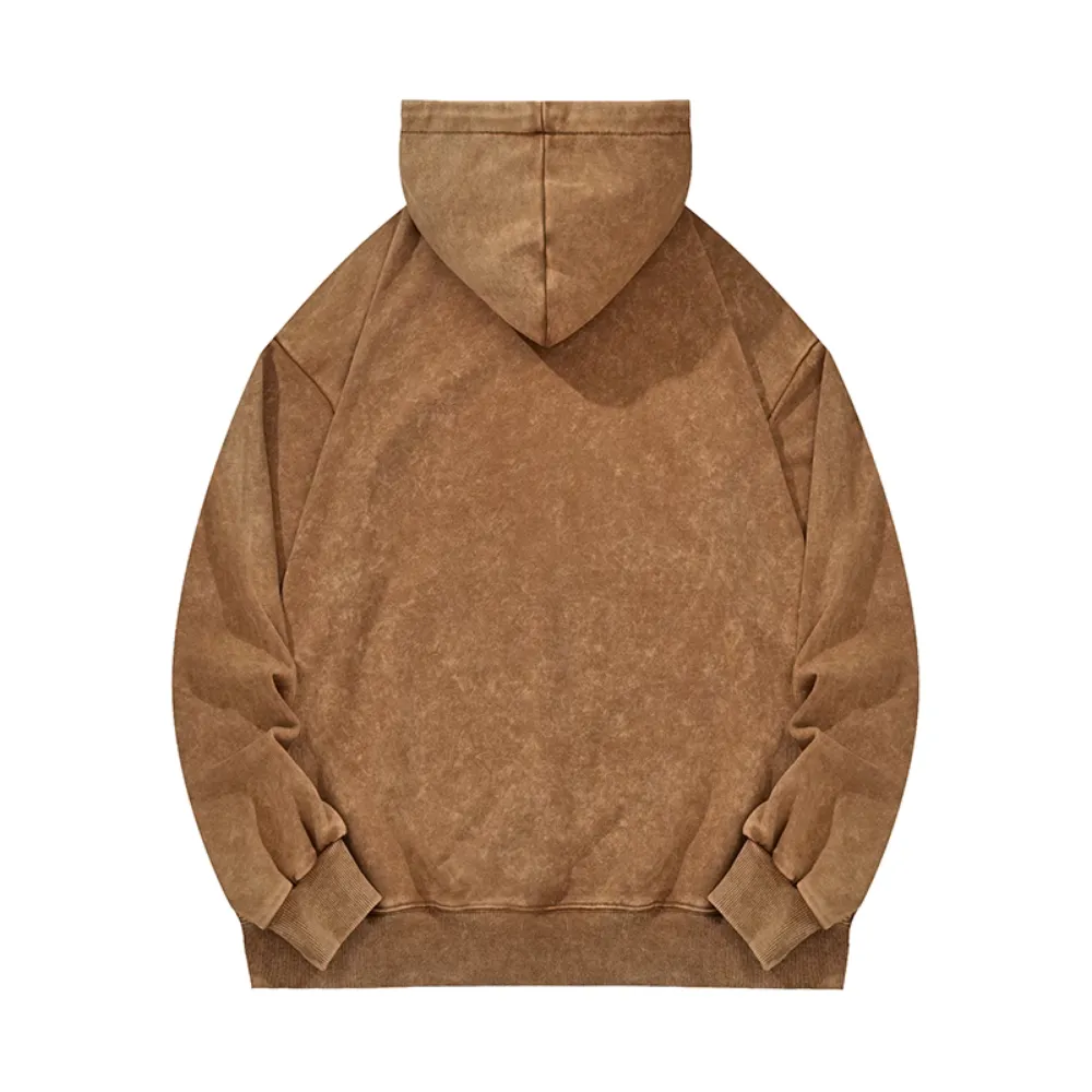 Simple washed hoodie