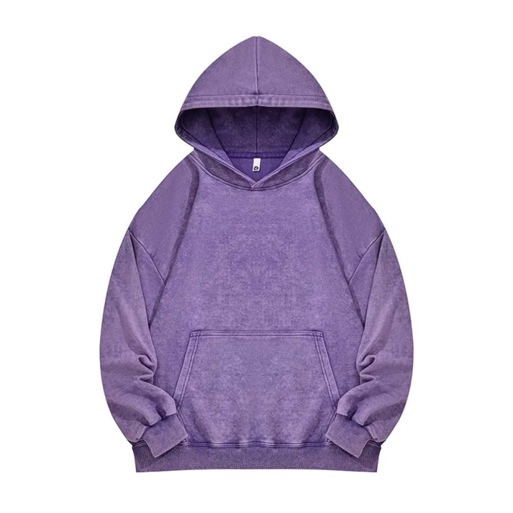 Simple washed hoodie