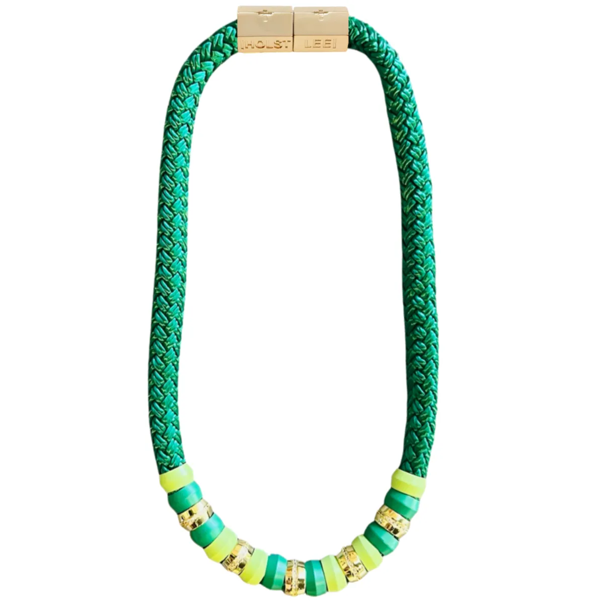 Skinny Classic Kelly Green Necklace