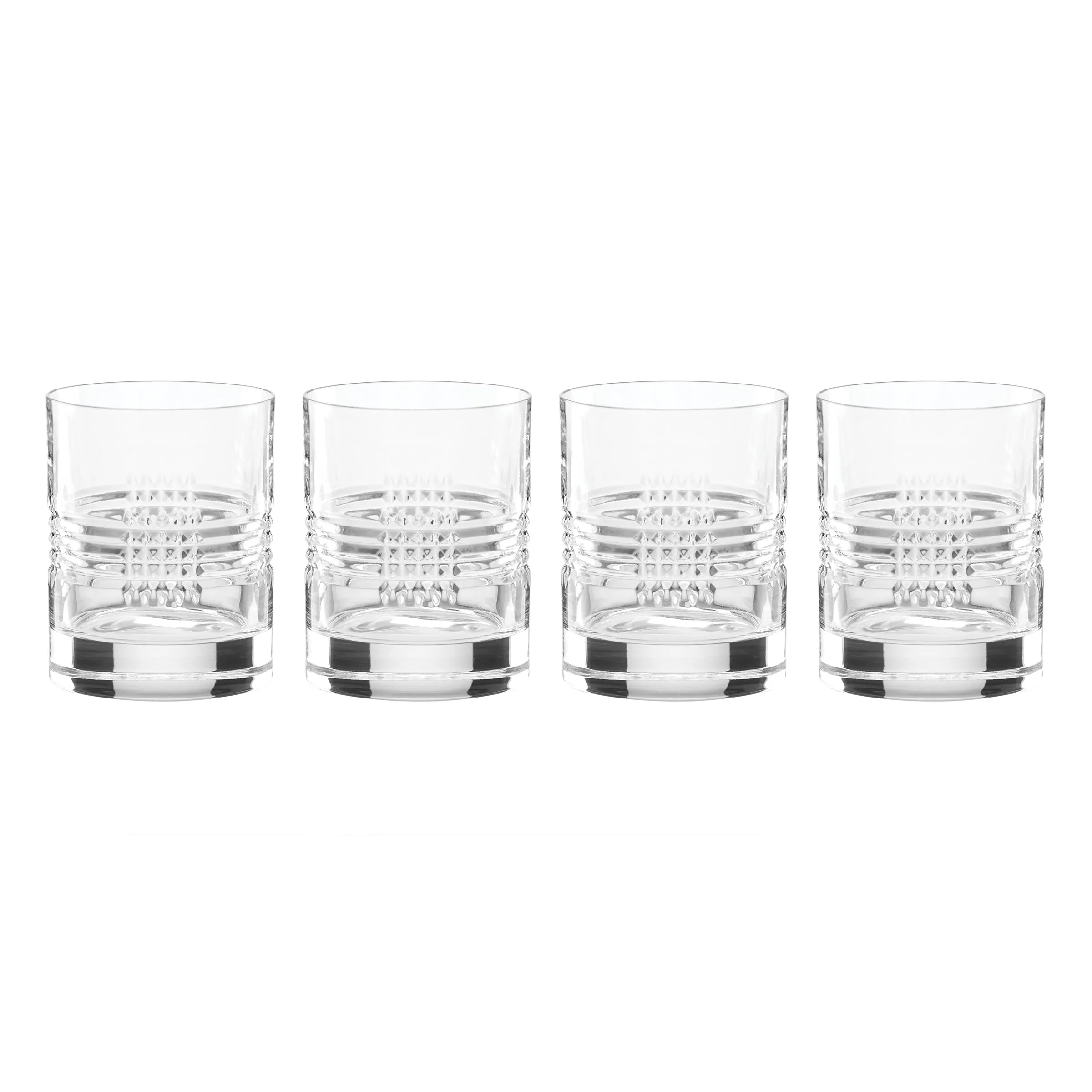 Sloane Crystal DOF Glasses, Set of 4
