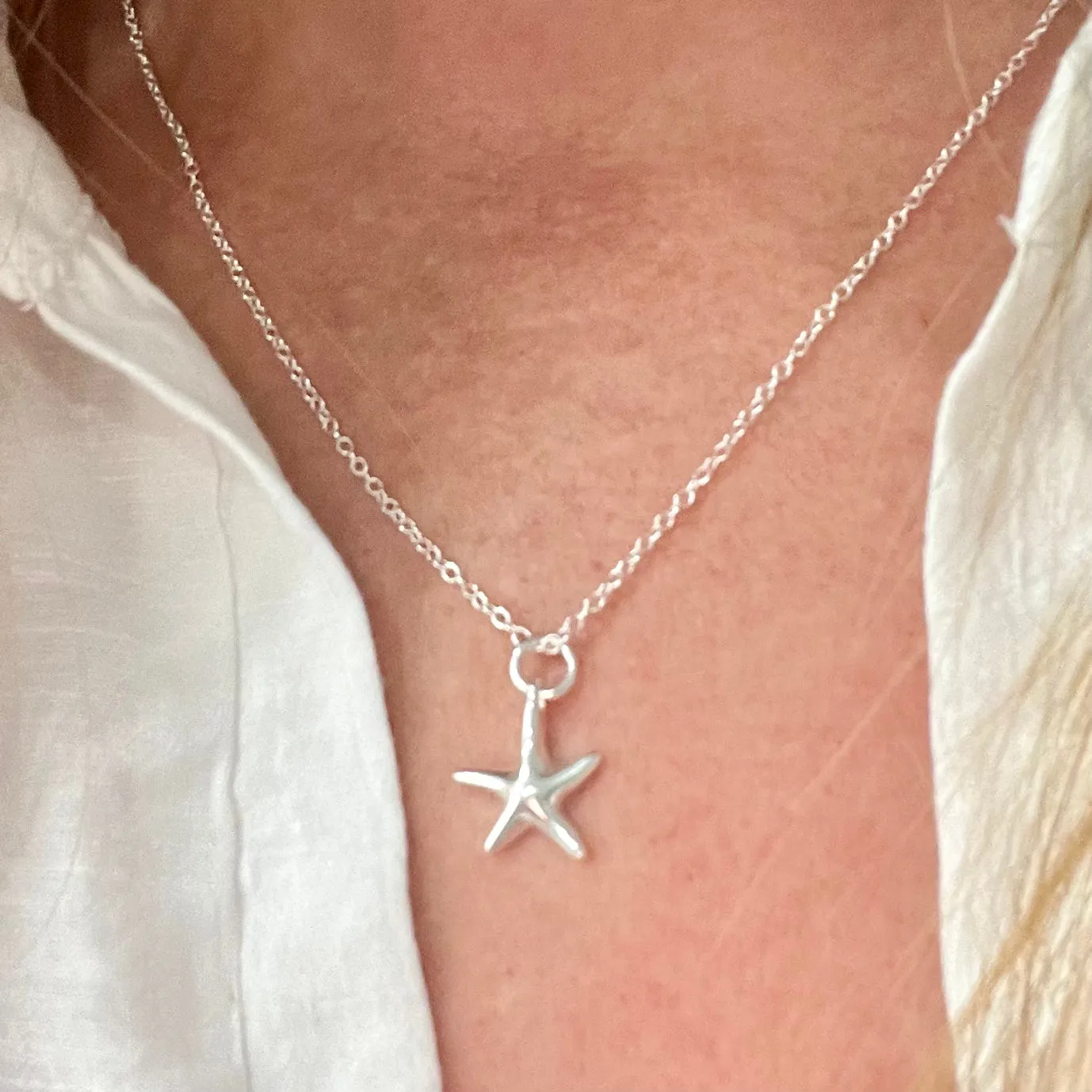 Small Starfish Necklace