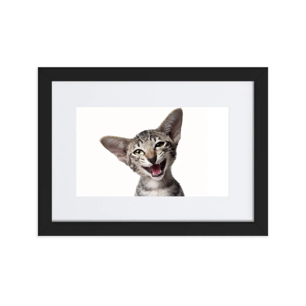 Smile! Framed Poster With Mat